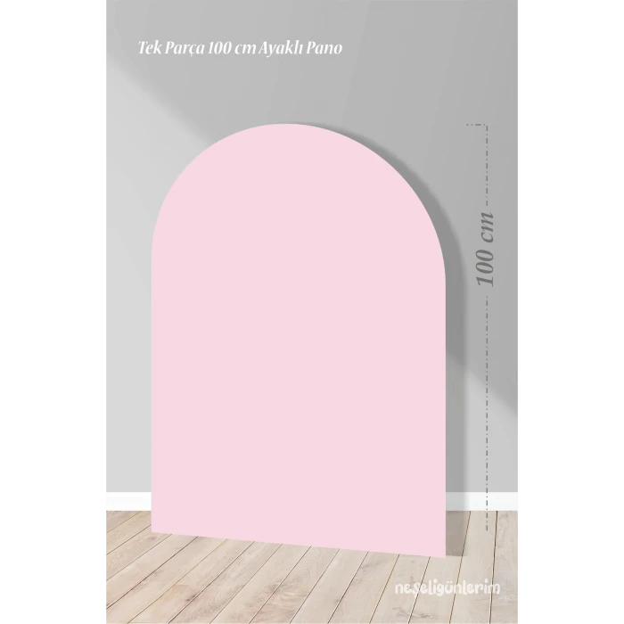 Açık Pembe Soft Ayaklı Pano Arka Fon 100 cm | Tasarım | Kapı | Oda | Dekor