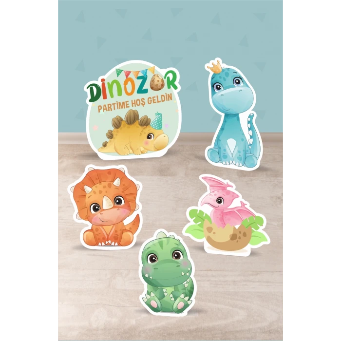 Baby Dinozor Temalı Doğum Günü * Ayaklı Pano Seti