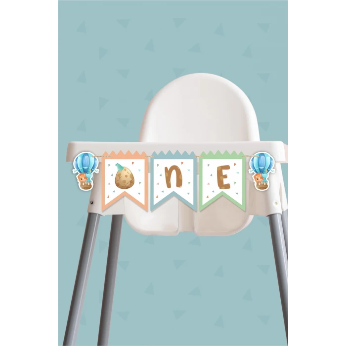 Baby Dinozor Temalı ONE banner *Kalın Kağıt