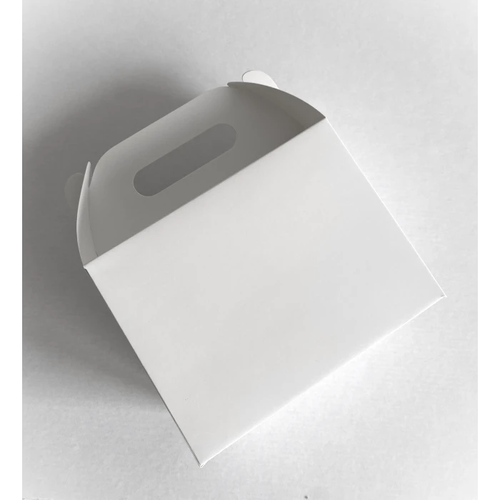 Beyaz - Baskısız Kutu Çanta Postacı 14x17 cm *6lı Paket