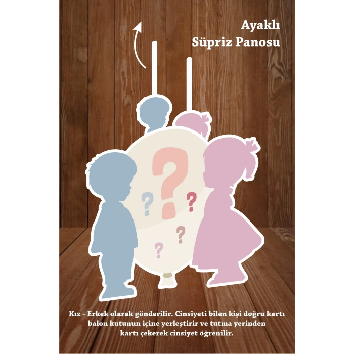 Cinsiyet Partisi Soft -  Kız Erkek Bebek