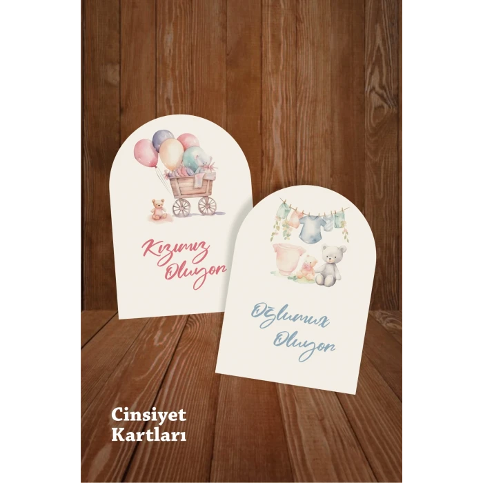 Cinsiyet Partisi Soft -  Kız Erkek Bebek