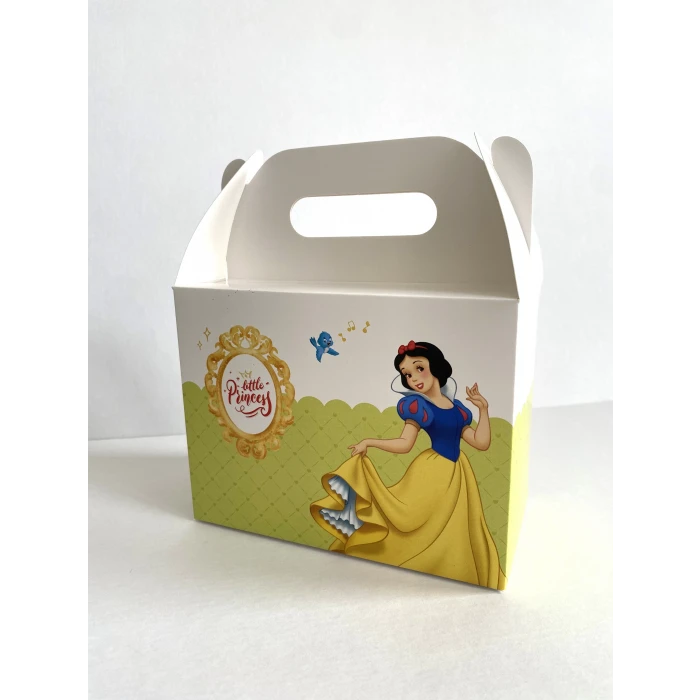 Pamuk Prenses Kutu Çanta Postacı 14x17 cm *6lı Paket