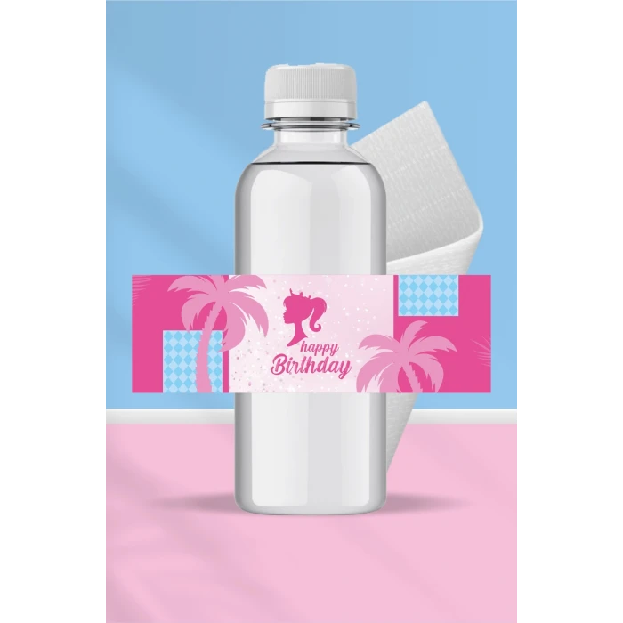 Pembe Kız Temalı Peçete Sargısı 16lı