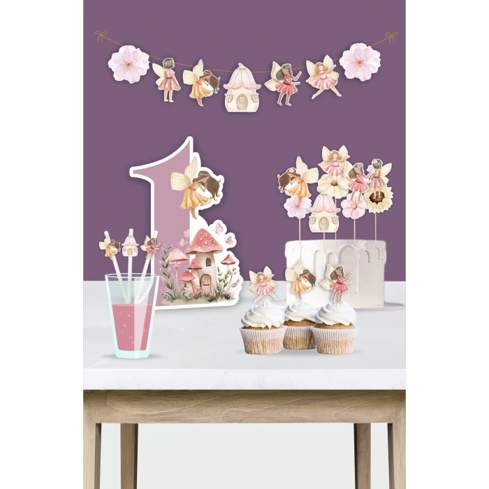 Peri Kızı Teması 1 Yaş Doğum Günü Seti