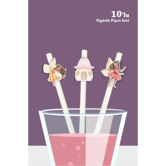 Peri Kızı Teması 3 Yaş Doğum Günü Seti