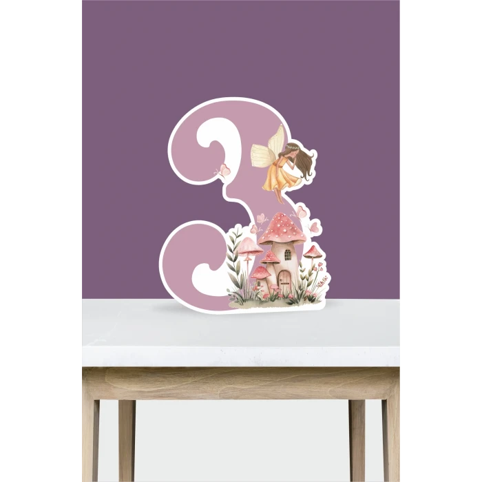 Peri Kızı Teması 3 Yaş Doğum Günü Seti