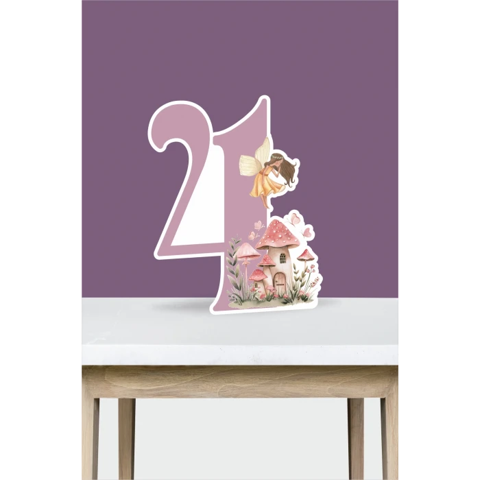 Peri Kızı Teması 4 Yaş Doğum Günü Seti