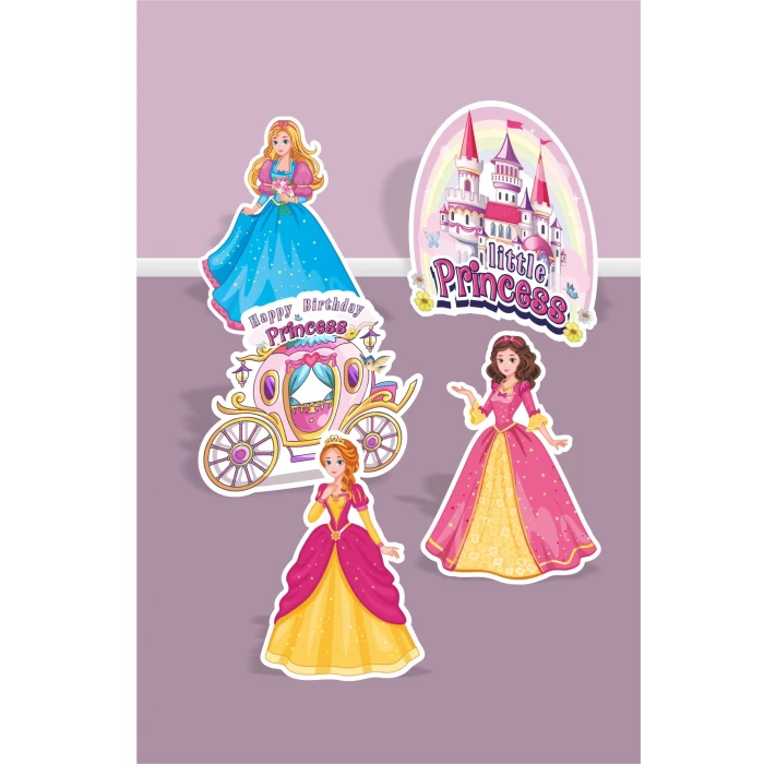 Prenses Temalı Doğum Günü * Ayaklı Pano Seti