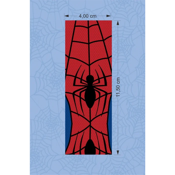 Spiderman Örümcek Adam Temalı Doğum Günü Çikolata Sargısı *20li