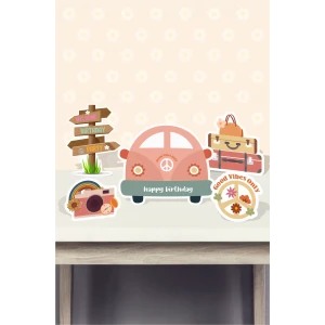 Good Vibes Temalı * Masa Üstü Set (Kağın Kağıt)