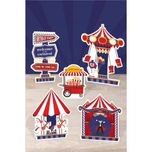 Lunapark Temalı Doğum Günü * Ayaklı Pano Seti