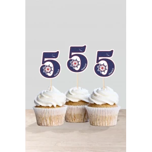 Denizci Temalı * 5 (beş) Yaşında Cupcake Süsü 10lu