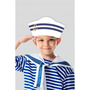 Denizci Şapkası  6lı Doğum Günü * (kalın kağıt)