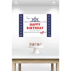 Denizci Temalı Branda Afiş 50x70 cm