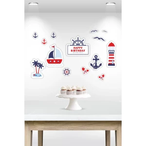 Denizci Temalı Çok Parçalı Afiş *Kalın Kağıt 150 cm