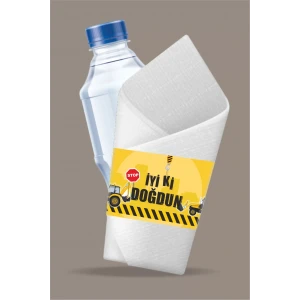 İş Makinası Temalı Peçete Sargısı 16lı