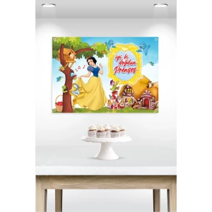 Pamuk Prenses Temalı Branda Afiş 50x70 cm