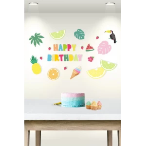 Summer Yaz Temalı Çok Parçalı Afiş *Kalın Kağıt