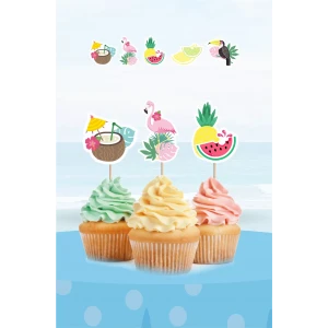 Summer Yaz  Doğum Günü * Cupcake Süsü 20li