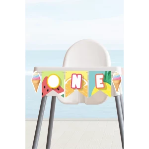 Summer Yaz Temalı ONE Banner *Kalın Kağıt