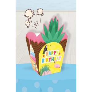 Summer Yaz Temalı Popcorn Kutusu (mısır) 8li