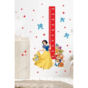 Pamuk Prenses Boy Ölçer + 100 Yıldız Duvar Sticker