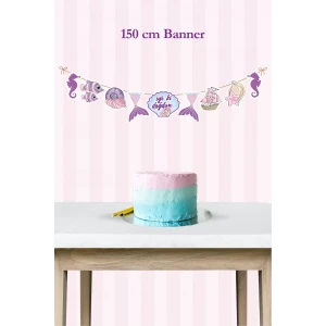 Deniz Kızı Konsepti Büyük Banner *Kalın Kağıt 150cm