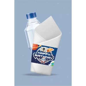 Uzay Temalı Peçete Sargısı 16lı