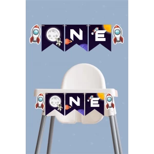 Uzay Temalı ONE Banner *Kalın Kağıt