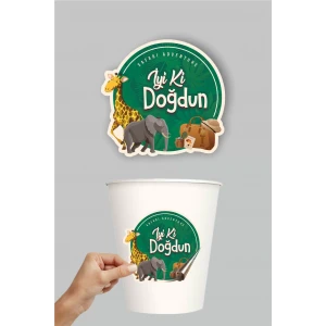 Safari Konsepti *Sticker (Etiket) 20li * Yapışkanlı Kağıt