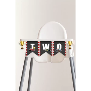 Yarış Arabası TWO Banner *Kalın Kağıt