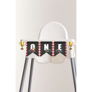 Yarış Arabası ONE Banner *Kalın Kağıt