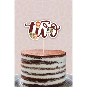 Safari Pastel TWO Pasta Süsü *Kalın Kağıt