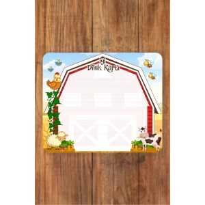 Çiftlik Konsept Dilek Kartı 20li *Kalın Kağıt