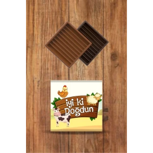 Çiftlik Konsepti Çikolata Sargısı 20li