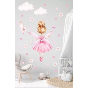 Balerin Kız Duvar Sticker 70x100 cm
