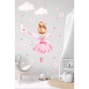 Balerin Kız Duvar Sticker 50x70 cm