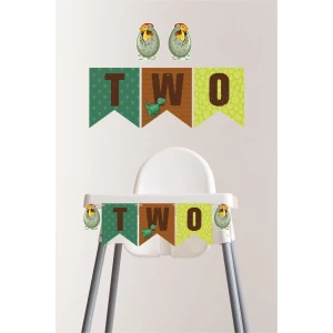 Dinozor Konsepti TWO Banner *Kalın Kağıt