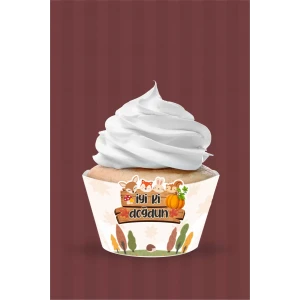 Orman Hayvanları Cupcake Sargısı 8li