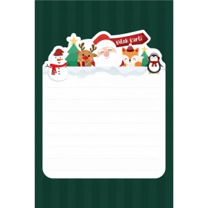 Kış Konseptli Doğum Günü Dilek Kartı 20li