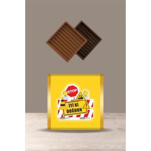 İş Makinaları Doğum Günü * Çikolata Sargısı 20li