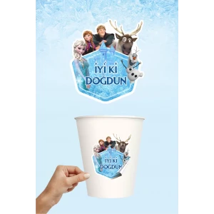 Frozen Karlar Ülkesi Sticker 20li (Yapışkanlı Kağıt)  *Doğum Günü
