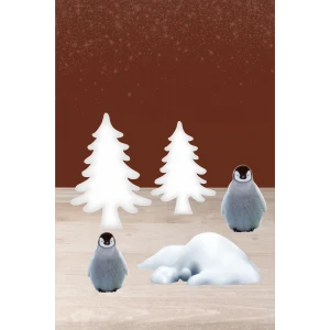 Kar Konsepti Ayaklı Pano Set * Doğum Günü