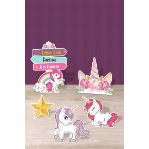 Unicorn Ayaklı Pano Set