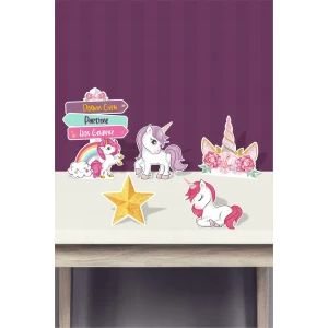 Unicorn Ayaklı Pano * Masa Üstü (Kalın Kağıt)