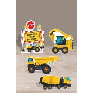 İş Makinaları Ayaklı Pano Seti