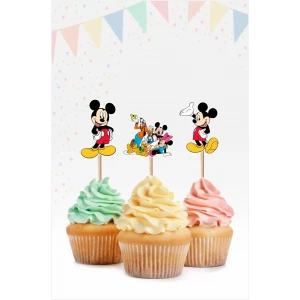 Mickey Mouse Cupcake Süsü *Kalın Kağıt