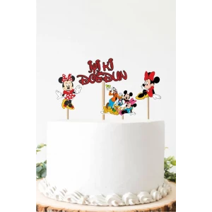 Minnie Mouse Pasta Süsü *Kalın Kağıt