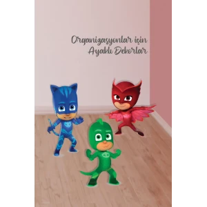 Pj mask Ayaklı Pano Seti ( Ayaklı Dekor Pano )